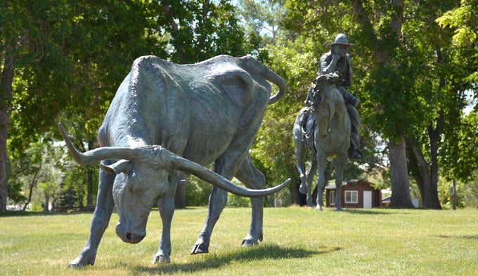 Lander-Sculpture_Gloria_680 Lander, Wyoming Sculpture. Photo by Gloria Wadzinski