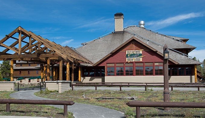 Old-Faith-Snow-Lodge-Summer_680x392 Old Faithful Snow Lodge in Summer. NPS photo