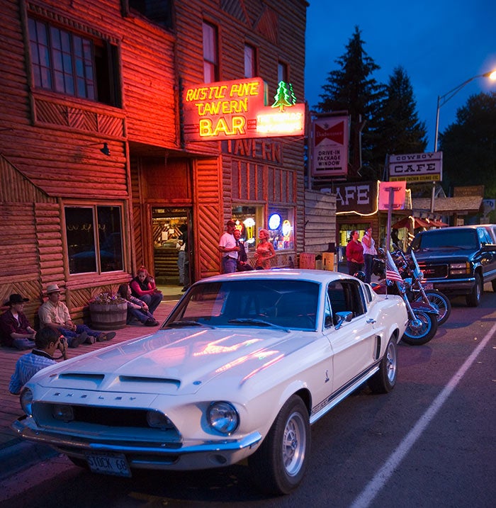 The Rustic Pine Tavern Bar, a Dubois local favorite