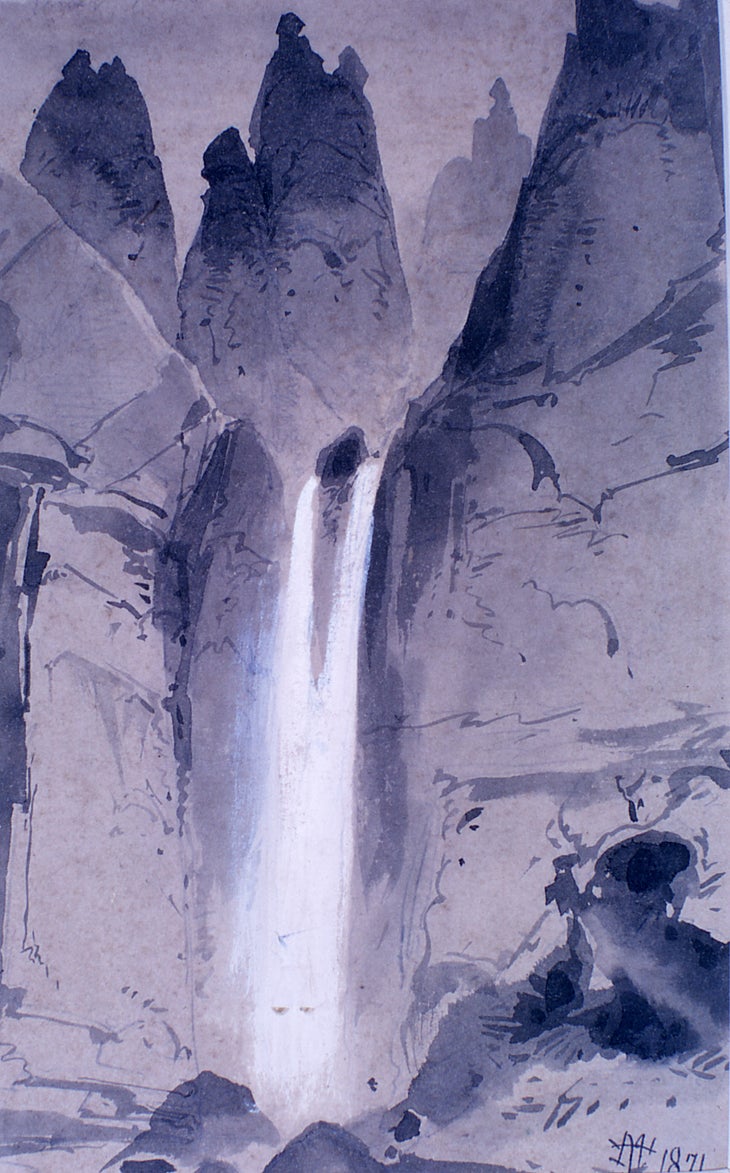 sketch;Thomas Moran;1871; YELL 8523;