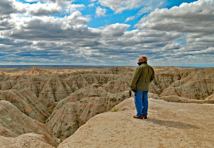 Badlands overlook