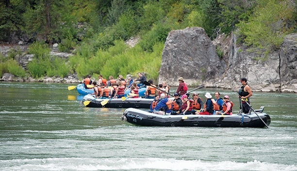 Rafting-Snake-River-Barker_612x353 Rafting on the Snake River with Barker-Ewing near Yellowstone. Courtesy photo