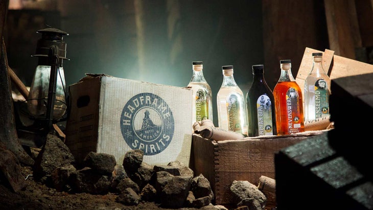 Headframe Spirits bottles