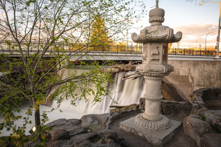 Japanese Garden on the Greenbelt Trail in Idaho Falls