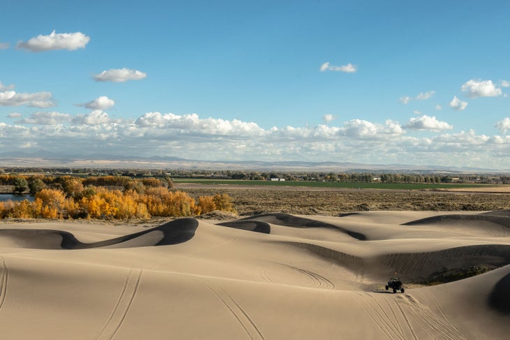 UTVing on the St. Anthony Sand Dunes in Idaho