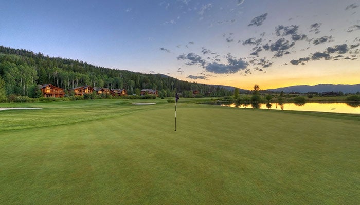 TetonSprings-9-With-Pond-And-Cabins_700 Teton Springs Lodge & Spa with pond and cabins