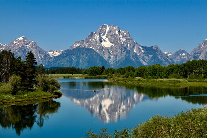 GTeton-OxbowBend-MtMoran_TamRobertBaker_700 Oxbow Bend with a reflection of Mount Moran in Grand Teton National Park