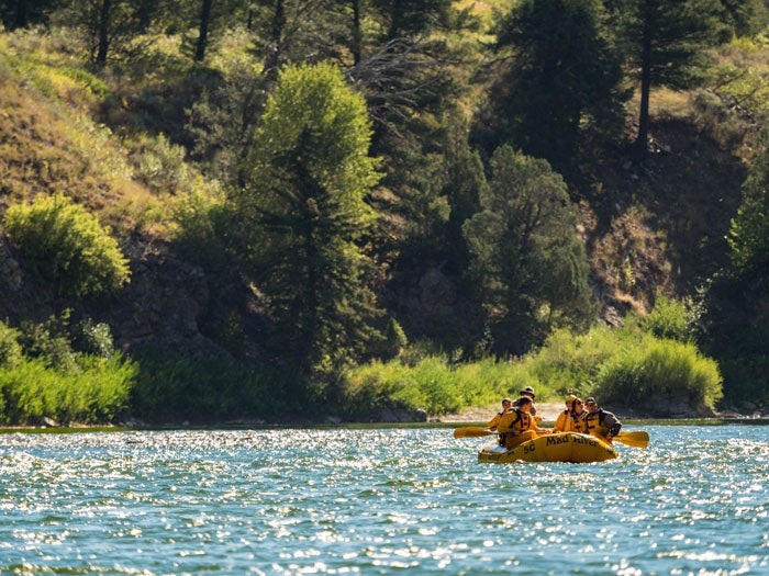 MadRiverBoatTrips-CalmWaters_courtesy_700 Floating on calm waters on the Snake River with Mad River Boat Trips