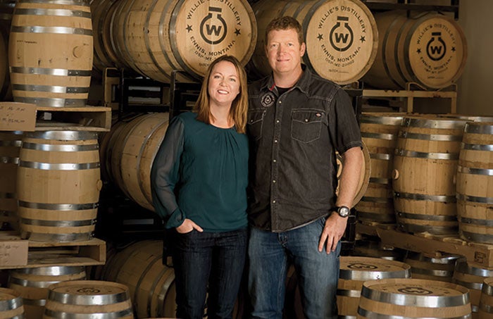 Robin and Willie Blazer of Willie's Distillery