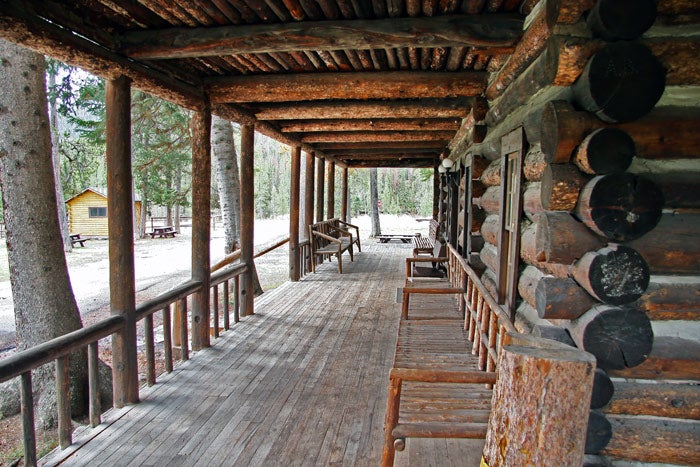 PahaskaTepee-Porch_WikiAcroterion_700 Pahaska Tepee Resort near Yellowstone