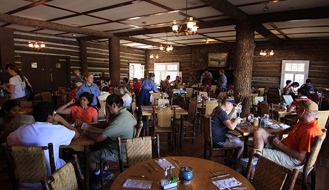 Roosevelt Lodge Dining Room. Photo by NPS David Restivo.