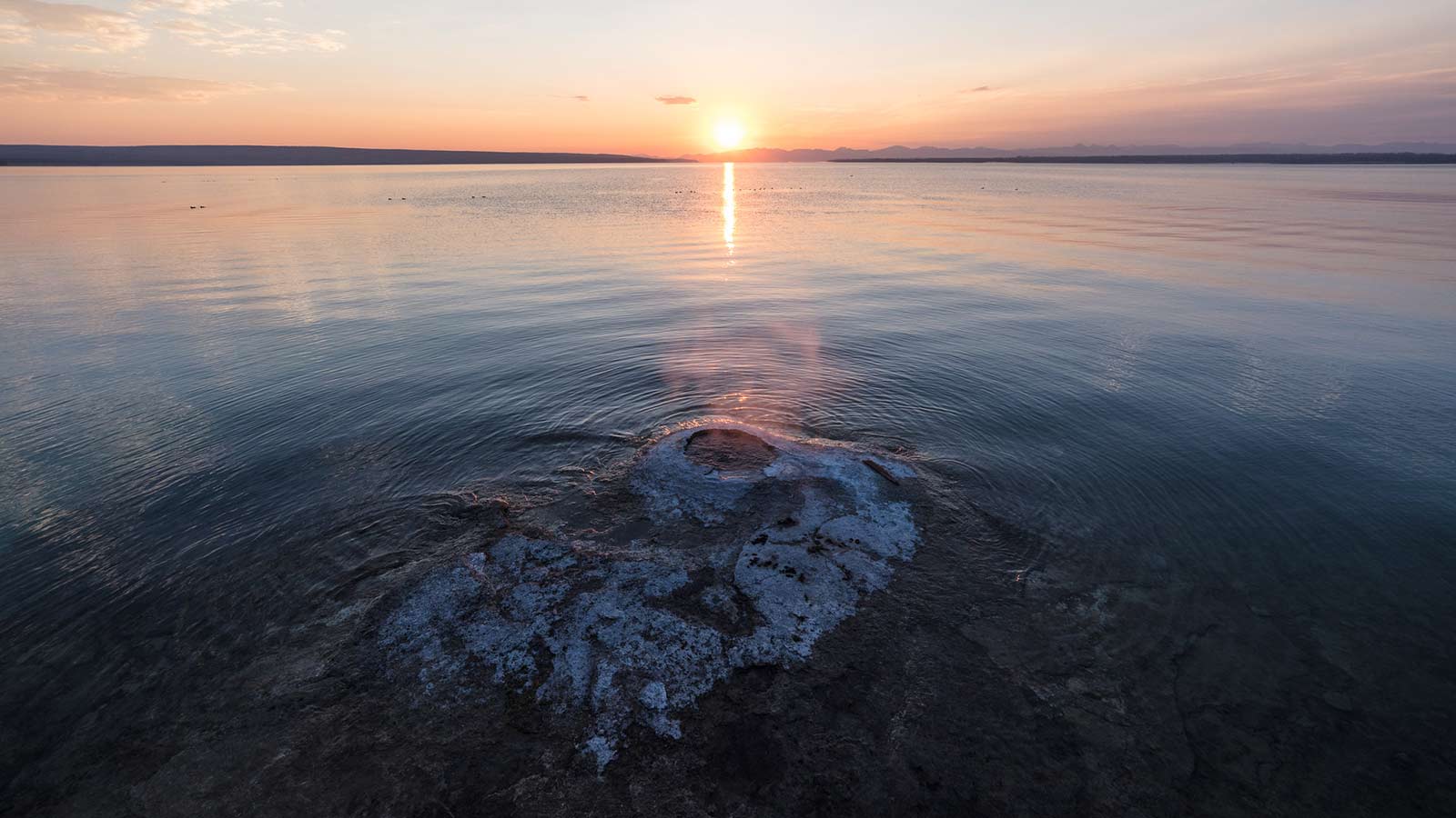 Big Cone on Yellowstone Lake