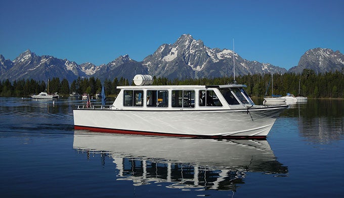 Colter-Bay-Scenic-Lake-Cruise on the Rendezvous_GTLC_680 Colter Bay Scenic Lake Cruise on the Rendezvous. Photo courtesy of Grand Teton Lodge Co.