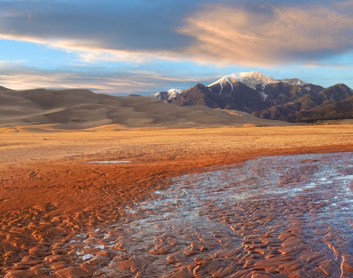 GreatSandDunes-sunset_TamSurjantoSuradji_700v Medano Creek in Great Sand Dunes National Park & Preserve