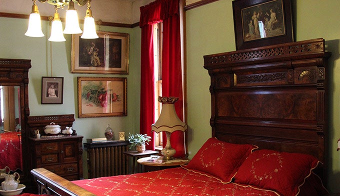 The lush B&B accommodations of the Copper King Mansion in Butte.