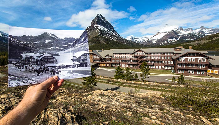ManyGlacierHotel_NPSAndrewEnglehorn_700 Many Glacier Hotel on the east side of Glacier National Park