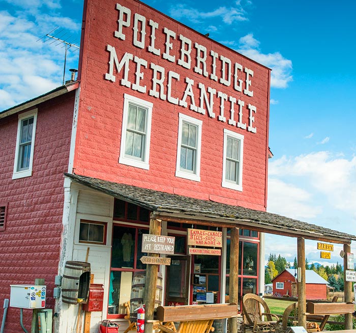 MT-PolebridgeMerchantile_FlickrAnnieMullinsuk_700v Polebridge Mercantile near Glacier National Park