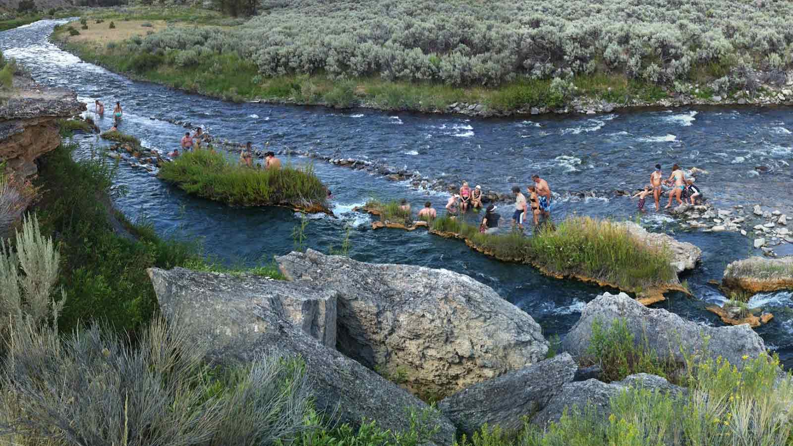 Yellowstone's boiling river