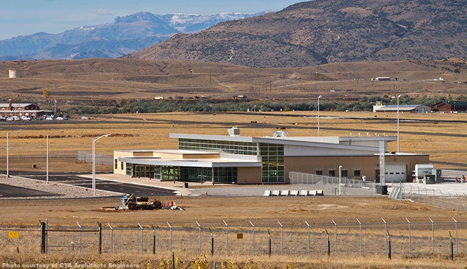YS-Airport_680x392 Yellowstone Regional Airport Cody, Wyo. Courtesy photo