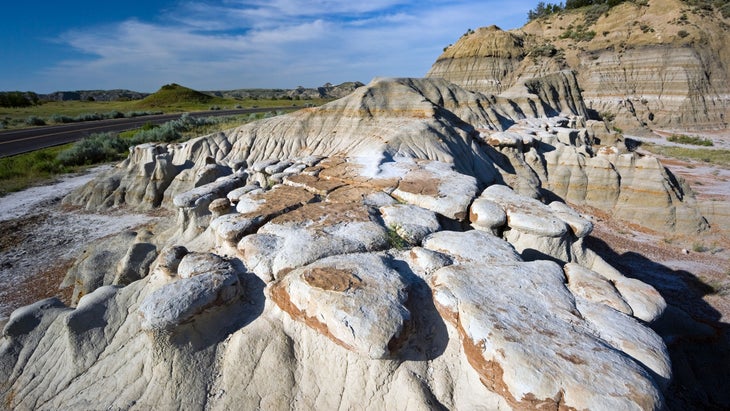 Badlands Formations in Theodore Roosevelt National Park