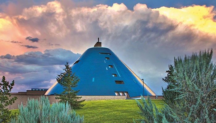 Laramie-ArtMusuemUW-AmerHeritage_AlbanyCountryTB_700 American Heritage Center and Art Museum on the UW campus.