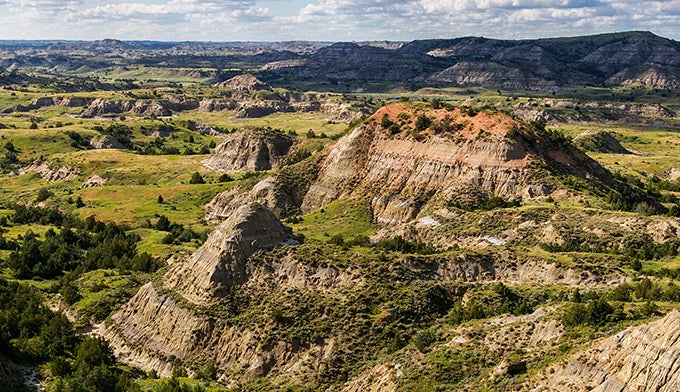 North Dakota Badlands in Theodore Roosevelt National Park