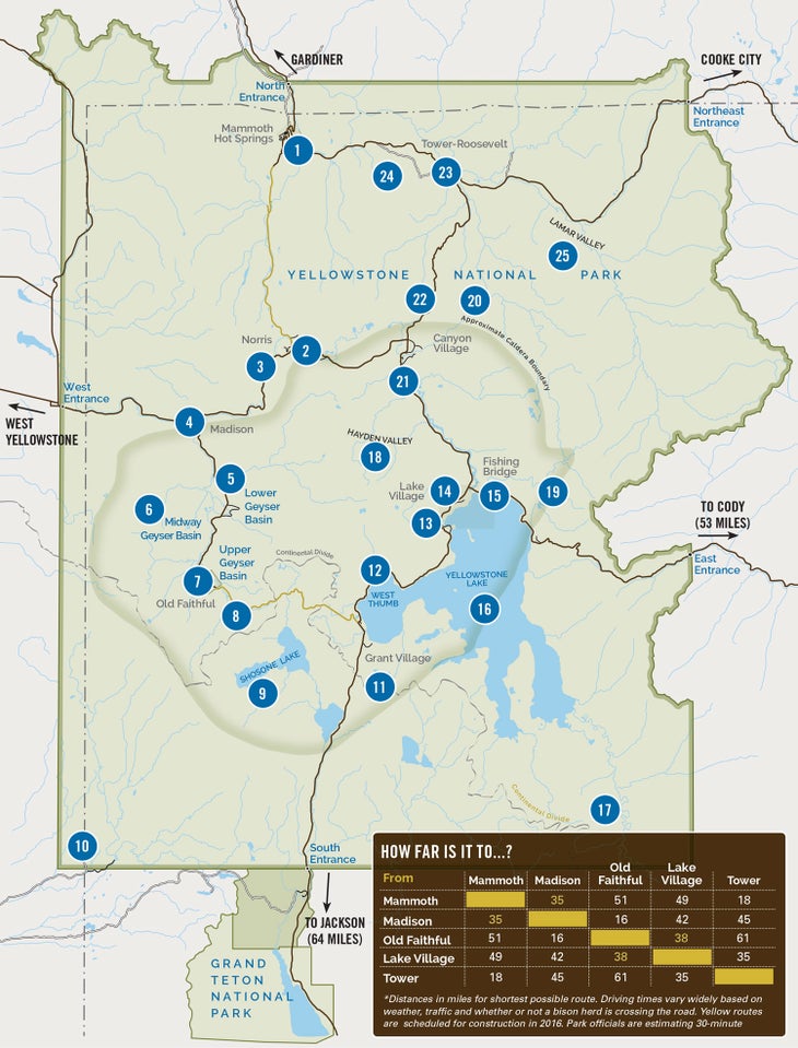 Yellowstone National Park Campground Map A Quick Overview Map Of Yellowstone National Park Yellowstone National Park Campground Map A Quick Overview Map Of Yellowstone National Park