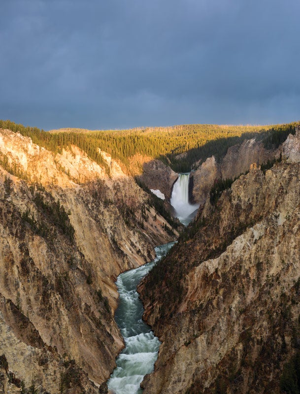YS-Lower-falls-sunrise_Ordelheide_800 The morning sun travels across the Grand Canyon of the Yellowstone as it rises. Photo by Grant Ordelheide