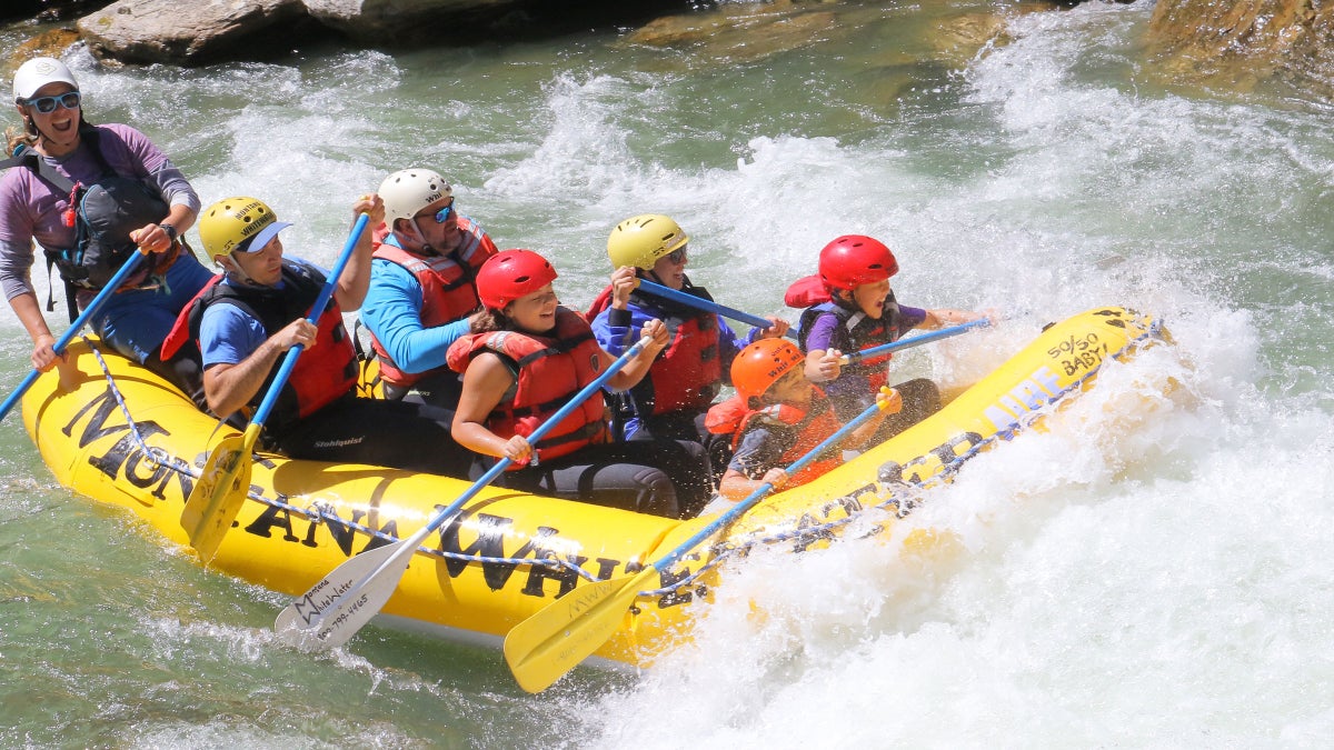 Montana Whitewater Rafting and Zipline Company near Yellowstone