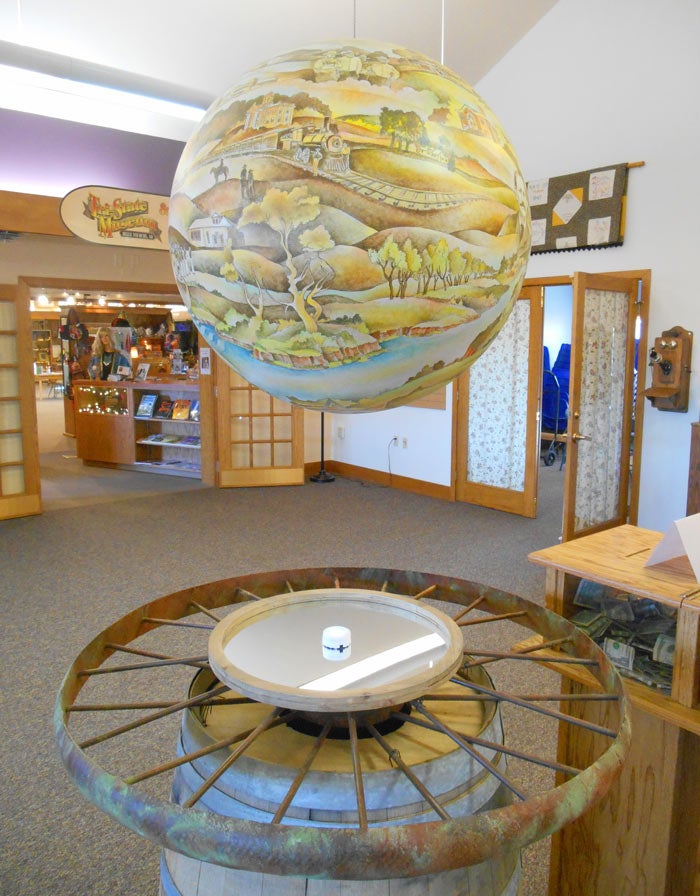 BelleFourche-BelleOfTheBall-Termesphere_JohnLarson_Tri-StateMuseumAndVC_700v Belle of the Ball Termesphere at the Tri-State Museum in Belle Fourche, S.D.