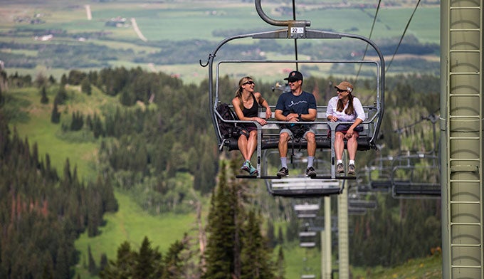 GrandTargheeResort-ScenicChairlift_courtesy_680 Scenic chairlift at Grand Targhee Resort.