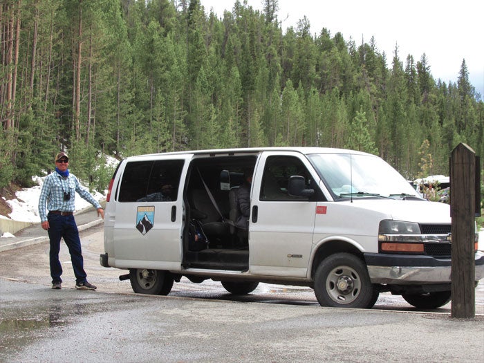 YSHikingGuides-joshguidevan_EmilyJoMahan_courtesy_700 Yellowstone Hiking Guides Tour Van