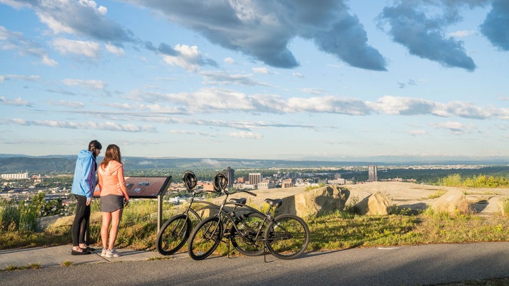Overlooking Billings at Swords Rimrock Park