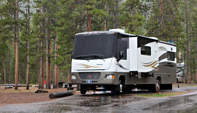 rv trip to yellowstone