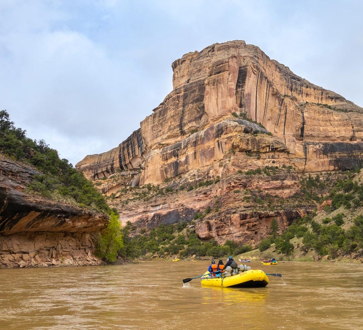 Rafting the Yampa River in Dinosaur National Monument