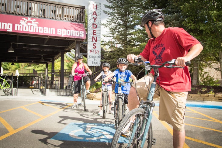 Snow King Mountain Sports rental store.