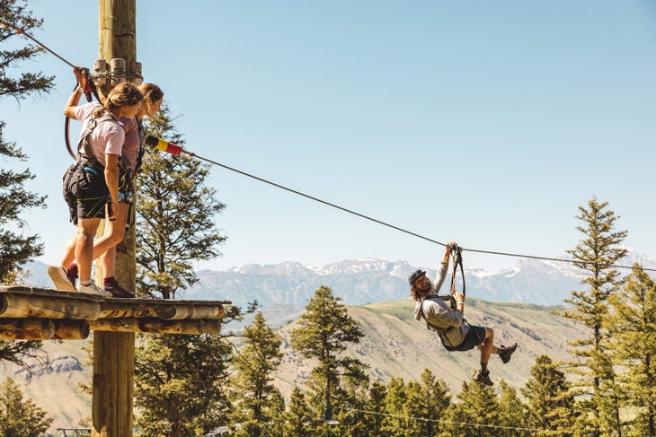 Zipline at Snow King Mountain Resort