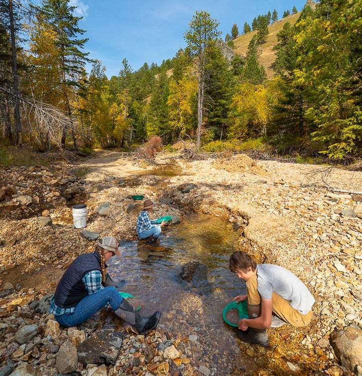 Panning for gold in Missouri River Country