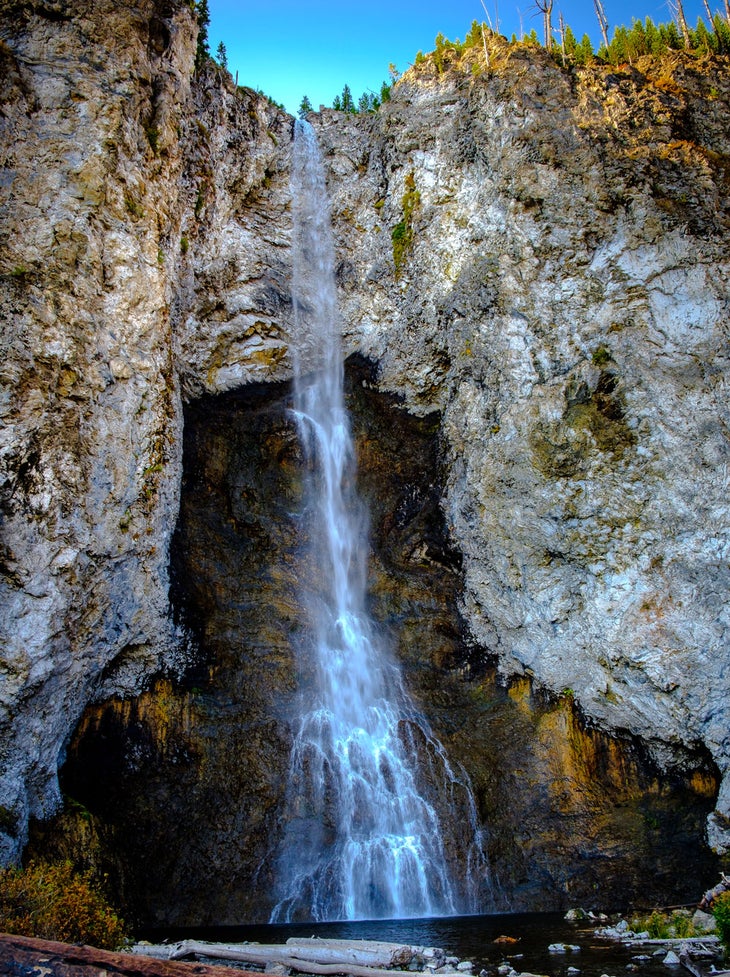 Fairy Falls in Yellowstone
