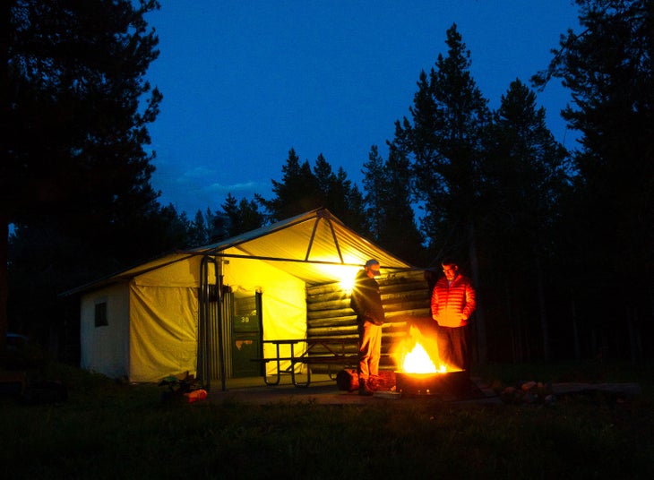 Colter Bay Tent Cabins in Grand Teton National Park
