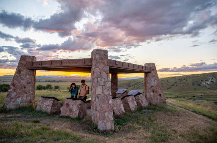 Madison Buffalo Jump State Park in Montana
