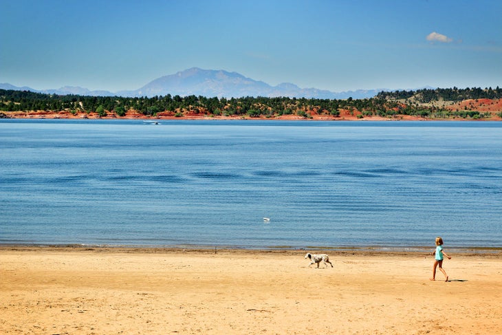 Glendo Reservoir in Platte County, Wyoming