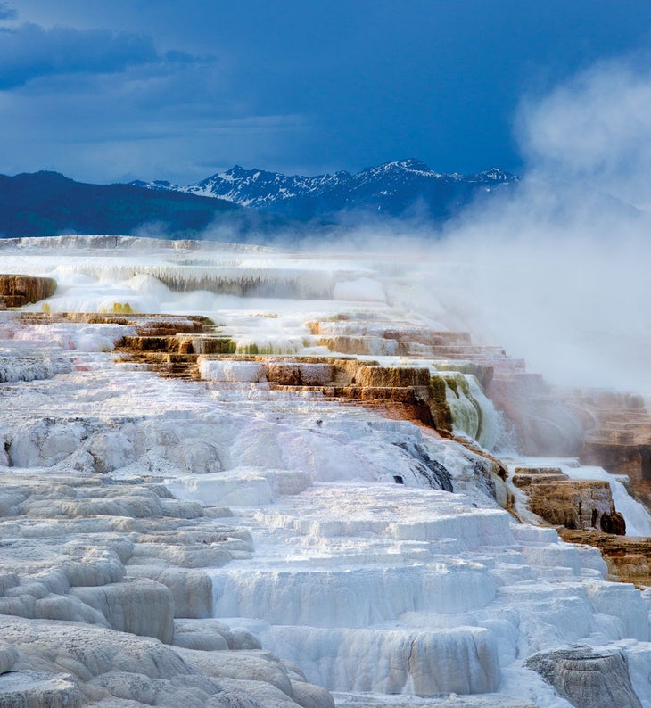 Mammoth Hot Springs in Yellowstone
