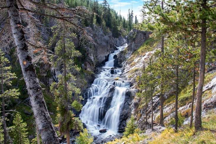 Mystic Falls in Yellowstone