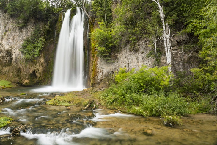 Spearfish Falls in the Black Hills of South Dakota