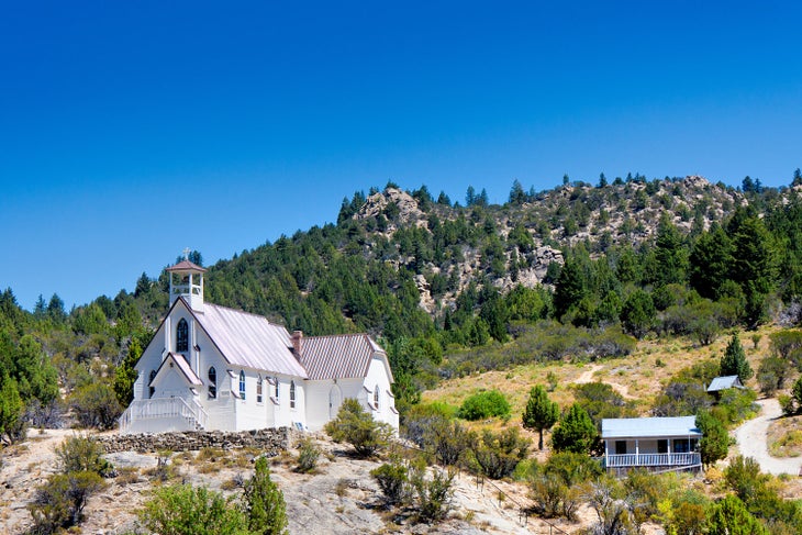 Our Lady of Tears Catholic Church in Silver City, Idaho