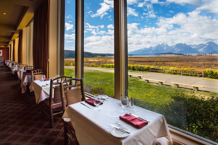 The Mural Dining Room at Jackson Lake Lodge in Grand Teton National Park