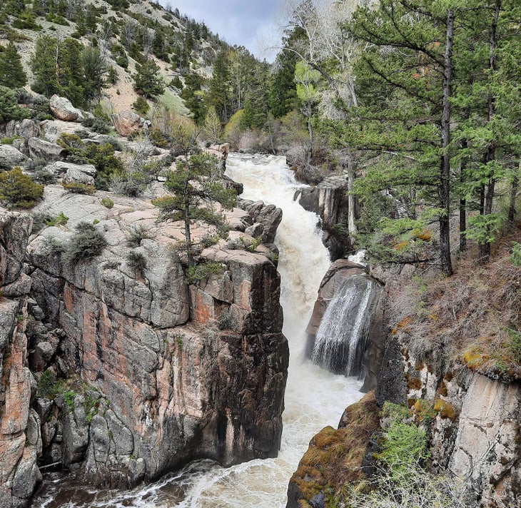Shell Falls near Greybull, Wyoming