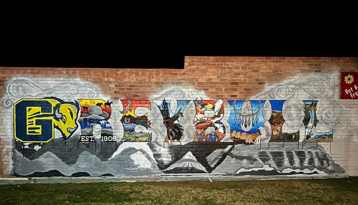 Mural in Greybull Wyoming