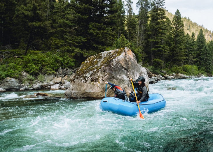 Rafting near Big Sky, Montana